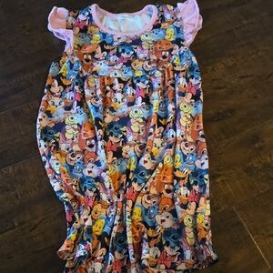 Colorful Cartoon Character Dress 5/$15
